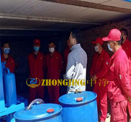 中国石油子公司过滤设备现场讲解培训